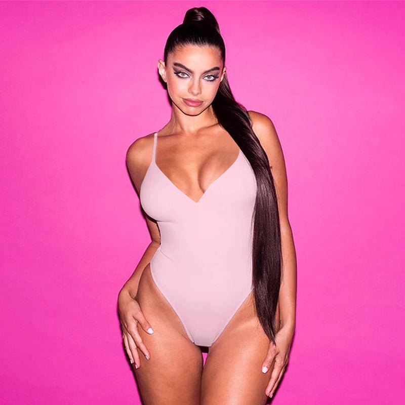 Sexy Solid Color Backless One-Piece Swimsuit for Women - Summer Bikini