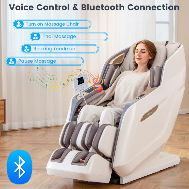 Therapy 36-New 3D Model-SL Track Massage Chair with Airbags Waist and Calves Heating Foot Rollers