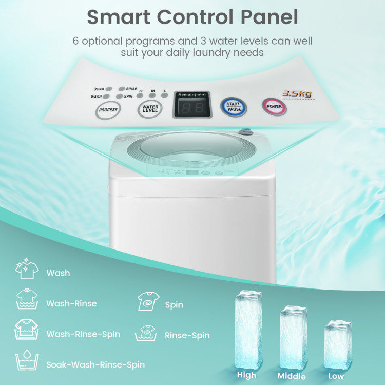 Electric Laundry Dryer and Full-Automatic Washing Machine Combo