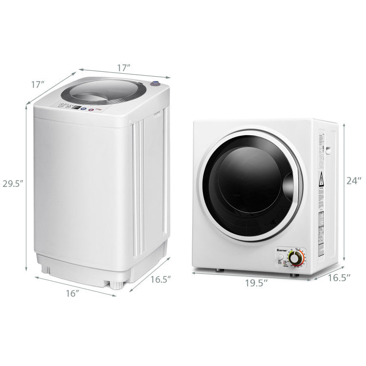 Electric Laundry Dryer and Full-Automatic Washing Machine Combo