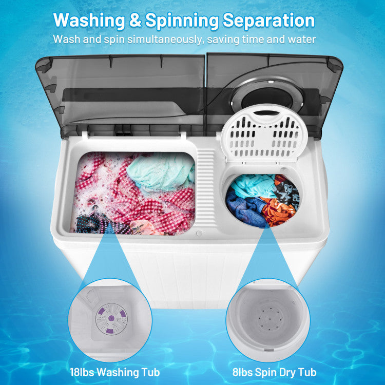 Compact Washer and Dryer Laundry Combo for Fast Household Laundry