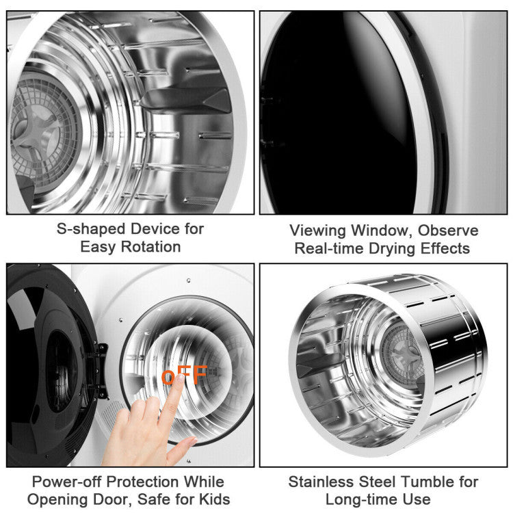 Compact Washer and Dryer Laundry Combo for Fast Household Laundry