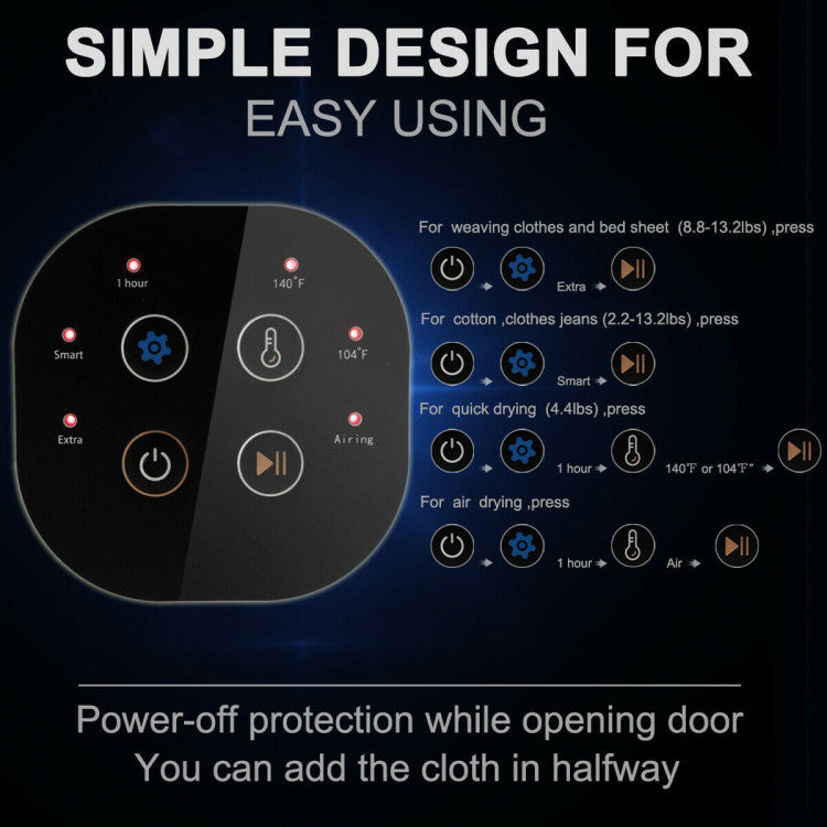 Compact Washer and Dryer Laundry Combo for Fast Household Laundry