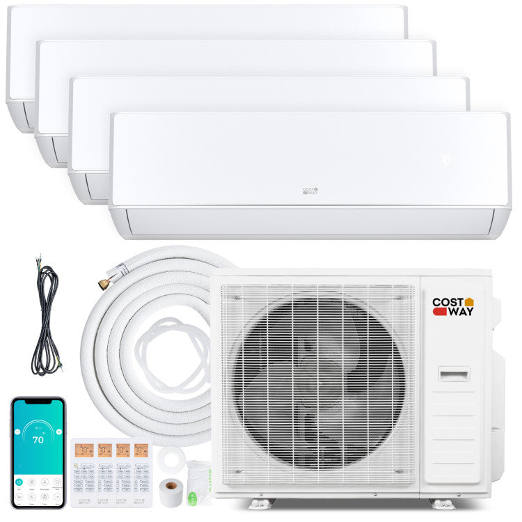 X-Pro 35000 BTU 4 Zone 22.5 SEER2 Mini Split AC with Heat Pump